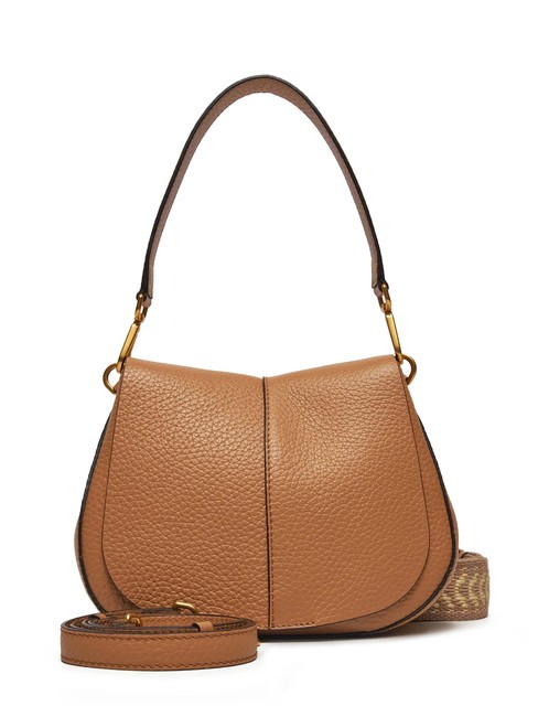 GIANNI CHIARINI HELENA ROUND Borsa a spalla con doppia tracolla nature - Borse Donna