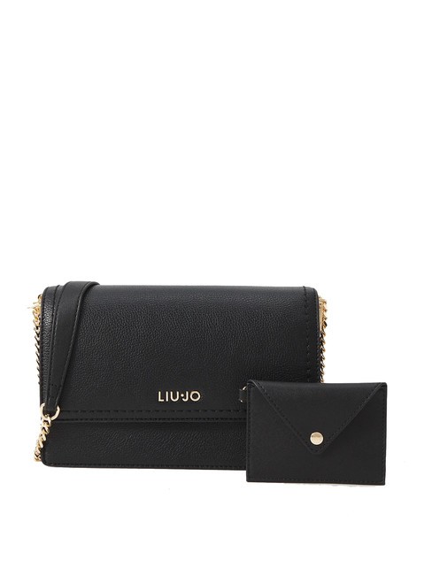 LIUJO MANHATTAN Borsa a tracolla con pouch NERO - Borse Donna