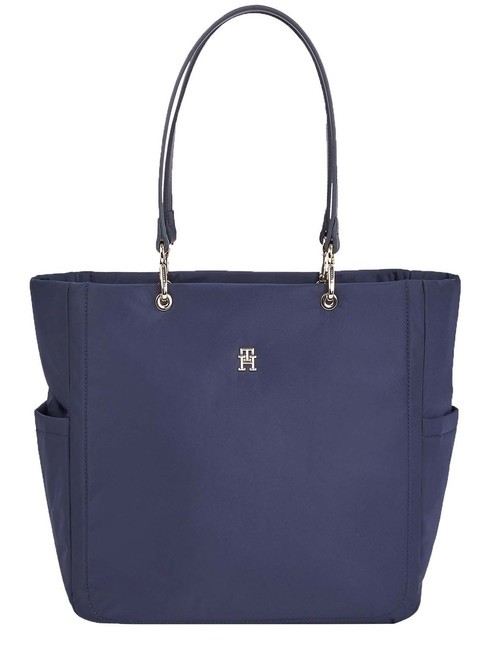 TOMMY HILFIGER TH SPRING Shopping Bag space blue - Borse Donna