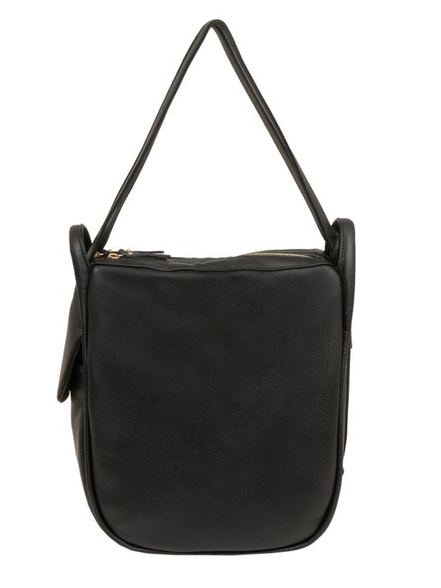 LESAC TRIO  Zaino sacca in pelle martellata nero17 - Borse Donna