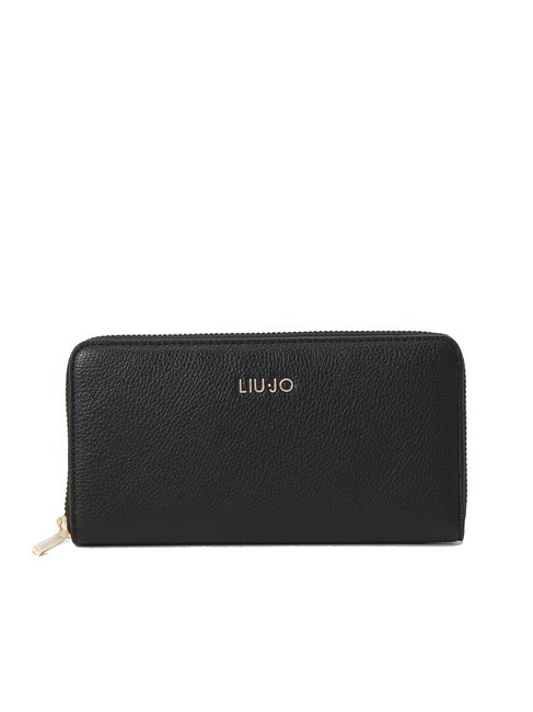 LIUJO CALIWEN  Portafoglio grande zip around NERO - Portafogli Donna