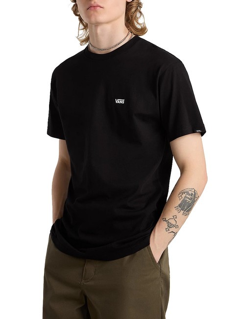 VANS LEFT CHEST LOGO  T-Shirt in cotone black/white - T-shirt Uomo