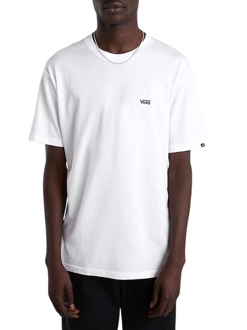 VANS LEFT CHEST LOGO  T-Shirt in cotone white/black - T-shirt Uomo