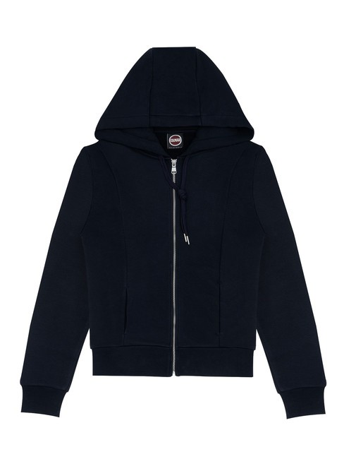 COLMAR CONNECTIVE Felpa full zip con cappuccio navy blue - Felpe Donna