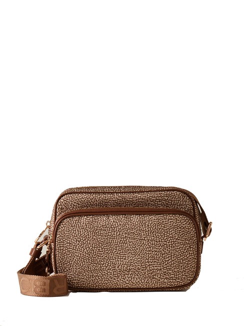 BORBONESE CAMERA CASE SMALL ECO LINE  Borsetta a tracolla beige brown - Borse Donna