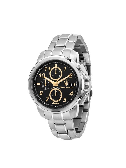 MASERATI SUCCESSO SOLAR Orologio multifunzione Nero - Orologi