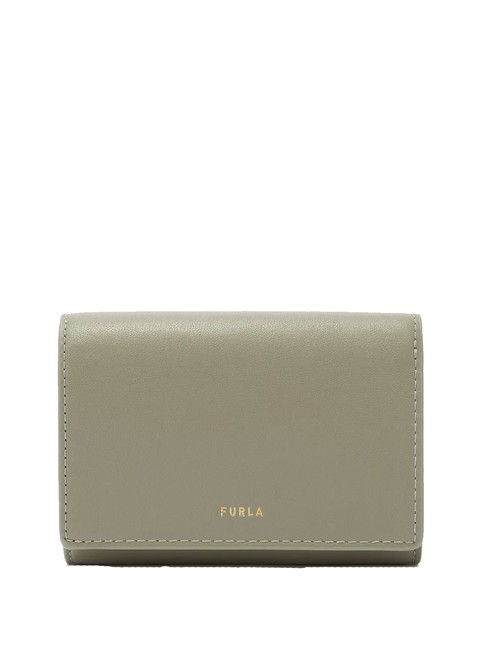 FURLA NUVOLA Portafoglio medio compatto in pelle agaveb - Portafogli Donna