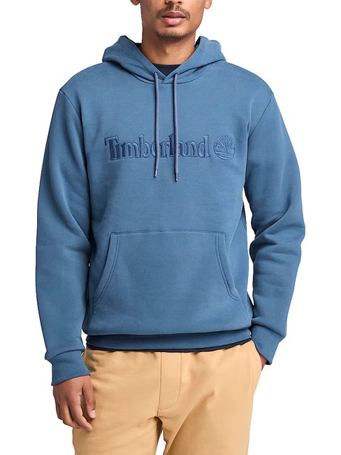 TIMBERLAND EMBROIDERY TONAL Felpa con cappuccio dark denim - Felpe Uomo