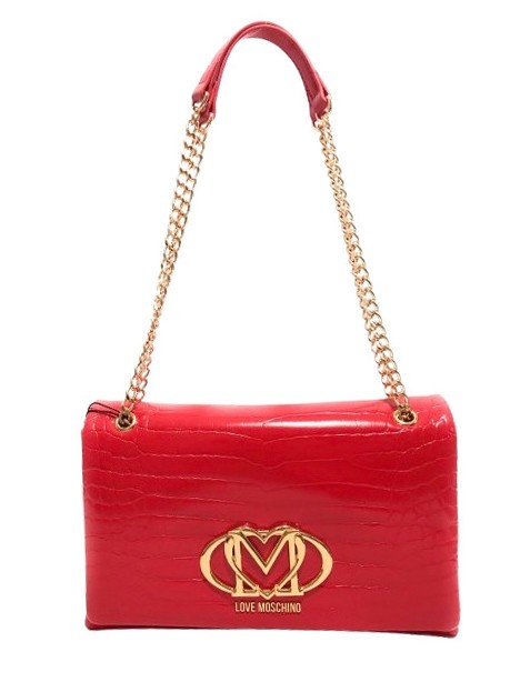 LOVE MOSCHINO CROCO Convertible Borsetta a spalla / a tracolla rosso - Borse Donna