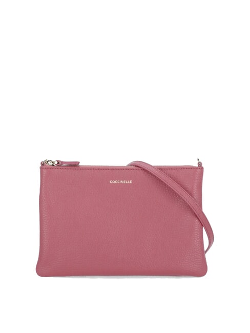 COCCINELLE BEST CROSSBODY Minibag in pelle pulp pink - Borse Donna