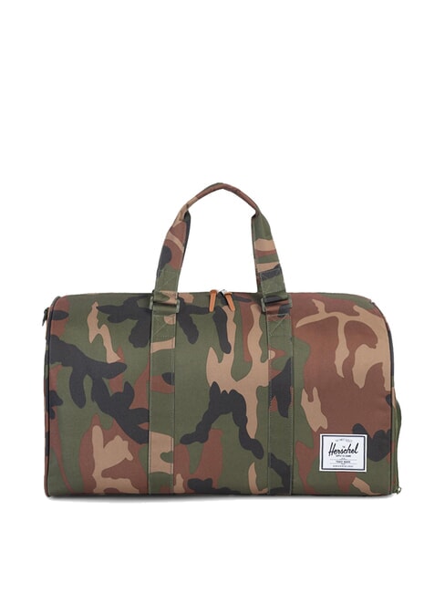 HERSCHEL NOVEL Borsone con tracolla WOODLAND CAMO/MULTI ZIP - Borsoni