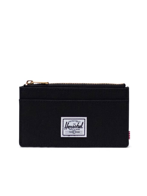 HERSCHEL OSCAR Portacarte piatto con portamonete NERO - Portafogli Uomo