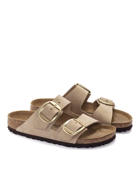 BIRKENSTOCK ARIZONA BIG BUCKLE Sandalo ciabatta con fibbie sandcastle - Scarpe Donna