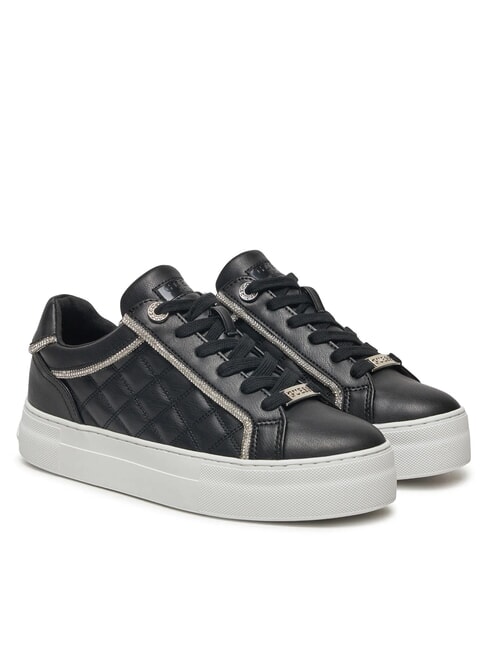 GUESS GRATEA Sneakers platform trapuntate NERO - Scarpe Donna