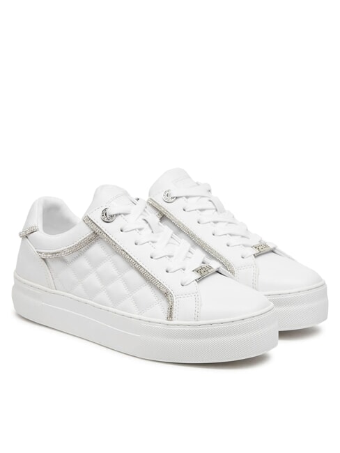 GUESS GRATEA Sneakers platform trapuntate white - Scarpe Donna