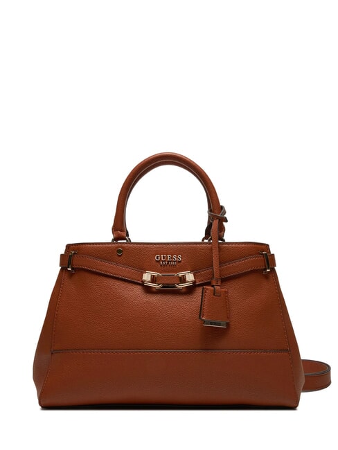 GUESS SILVYE Borsa a mano COGNAC - Borse Donna