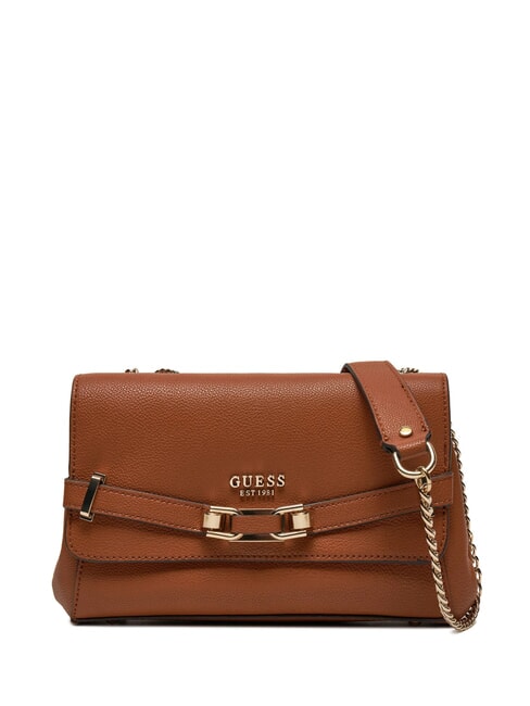 GUESS SILVYE Borsa convertible con patta COGNAC - Borse Donna