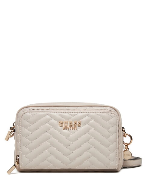 GUESS ANNING Borsa camera case trapuntata STONE - Borse Donna