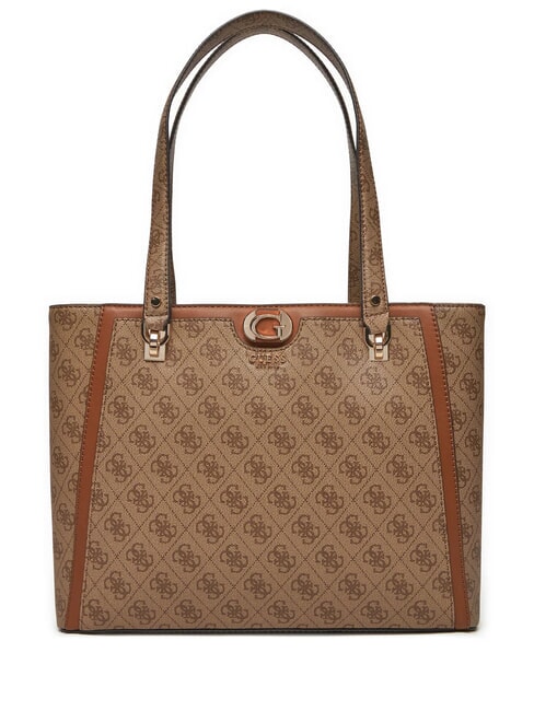 GUESS ORLINA Borsa tote a spalla latte logo/brown - Borse Donna