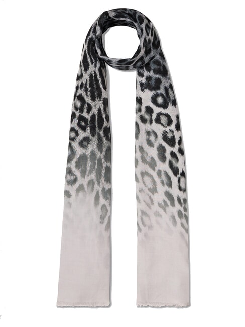 LIUJO SHADED ANIMALIER Sciarpa con stampa OFFWHITE - Sciarpe