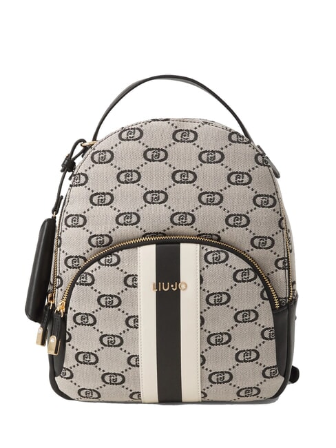 LIUJO MANHATTAN Logo Zaino Donna NERO - Borse Donna