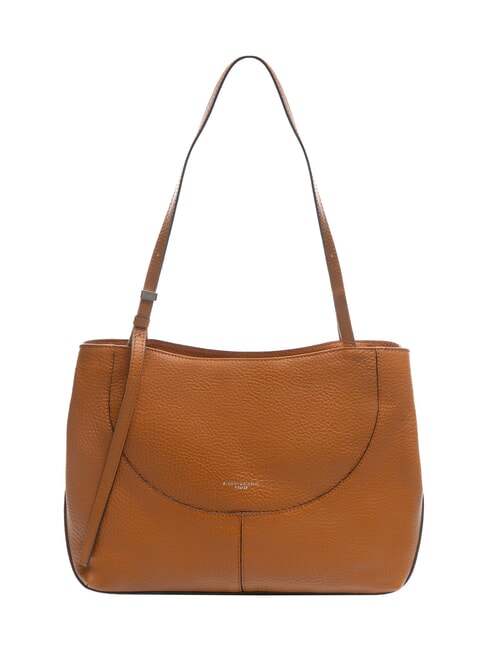 GIANNI CHIARINI MINERVA Borsa shopping in pelle caramello - Borse Donna
