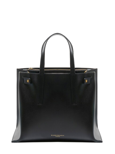 GIANNI CHIARINI ALTEA Borsa shopping in pelle con tracolla Nero - Borse Donna