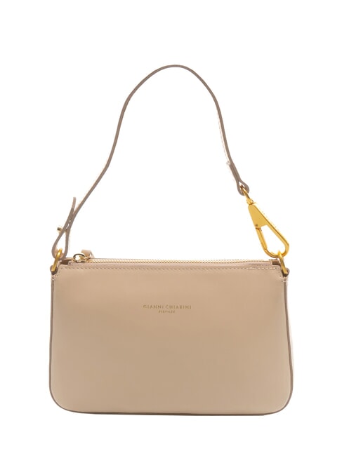 GIANNI CHIARINI BROOKE Borsa a spalla in pelle con tracolla cream - Borse Donna