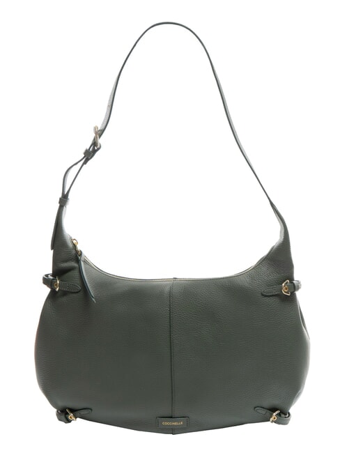 COCCINELLE ABIGAIL Borsa mezzaluna a spalla alga - Borse Donna