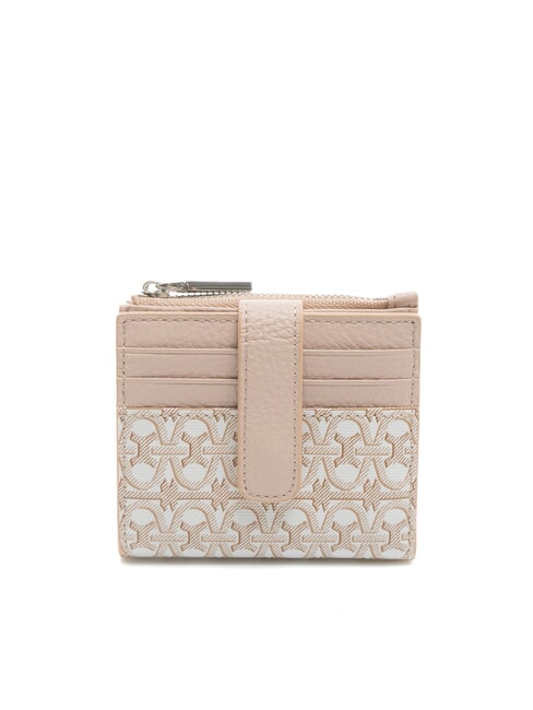 COCCINELLE METALLIC COATED MONOGRAM Portafoglio mini mul.blanc/roset - Portafogli Donna