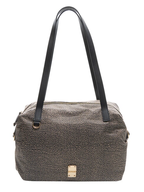 BORBONESE TEAPOT Borsa a spalla OP/NATURALE/NERO - Borse Donna