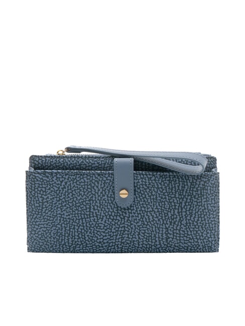 BORBONESE CLASSICA Portafoglio tasca porta smartphone denim - Portafogli Donna