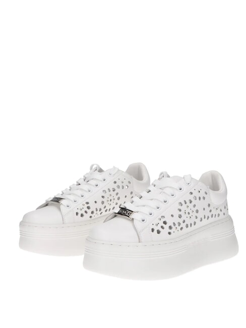 CULT PEARL 4425  Sneakers alte in pelle white - Scarpe Donna