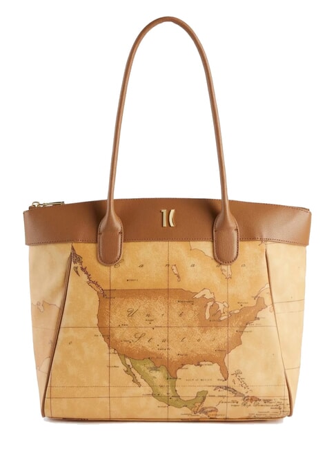 ALVIERO MARTINI PRIMA CLASSE HERITAGE GEO Borsa shopping TABACCO - Borse Donna