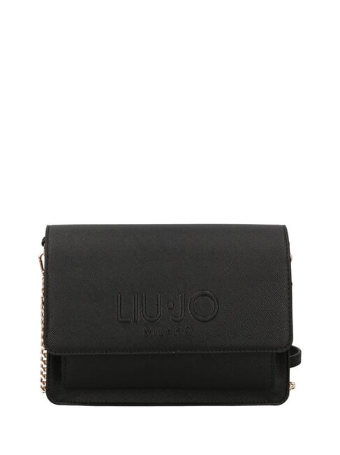LIUJO HALONA Borsa con patta a tracolla NERO - Borse Donna
