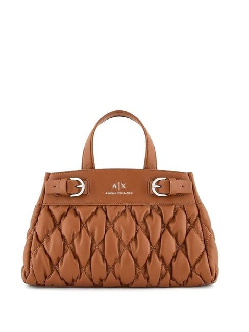 ARMANI EXCHANGE A|X PUFFY Borsa a mano con tracolla whisky - Borse Donna