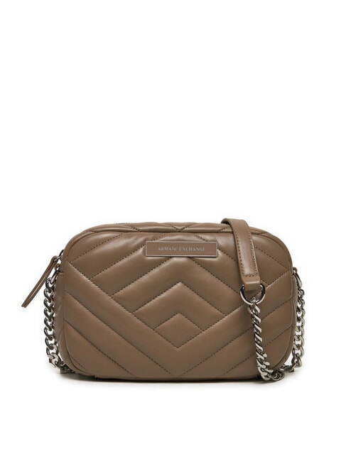 ARMANI EXCHANGE A|X Borsa camera case matelassè dark pisco - Borse Donna