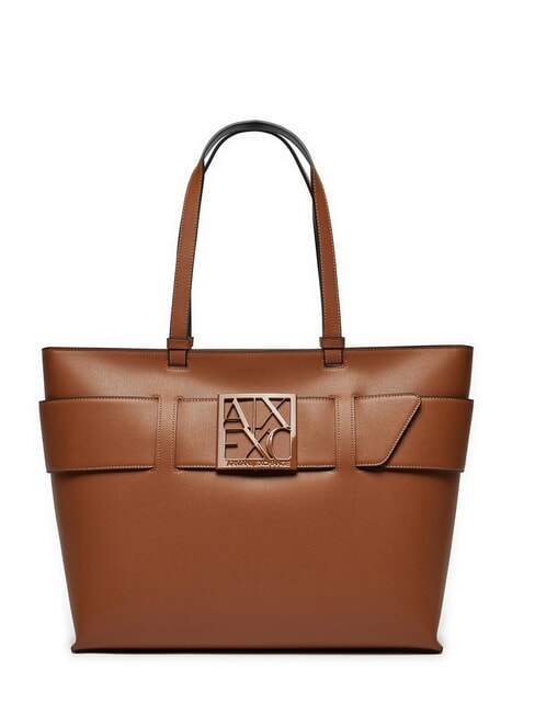 ARMANI EXCHANGE A|X BUCKLE Borsa a spalla whisky - Borse Donna
