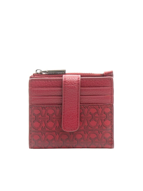 COCCINELLE METALLIC COATED MONOGRAM Portafoglio mini mul.sangr/sangr - Portafogli Donna