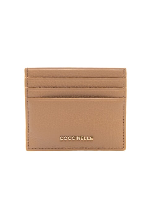 COCCINELLE METALLIC SOFT  Portacard piatto in pelle skin - Portafogli Donna