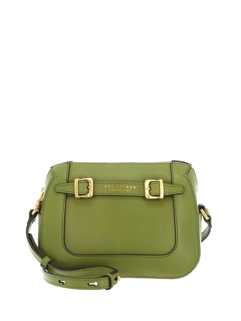 THE BRIDGE GAIA Borsa camera case in pelle a tracolla pistacchio abb. oro - Borse Donna