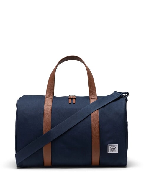 HERSCHEL NOVEL CARRY ON Borsone con tracolla navy tan - Borsoni