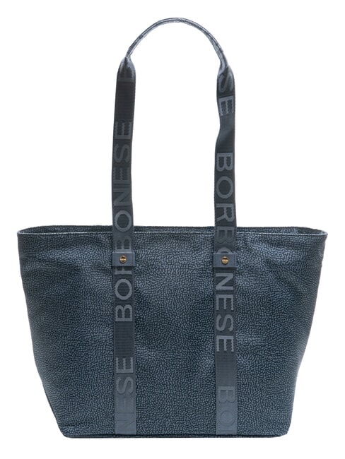 BORBONESE SHOPPER MEDIUM ECO LINE Borsa a spalla denim - Borse Donna