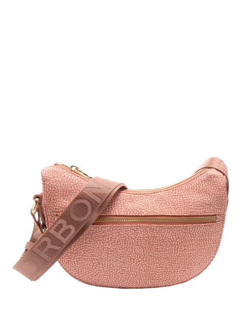 BORBONESE HOBO LUNA MINI ECO LINE Borsa sacca a tracolla lipstick - Borse Donna