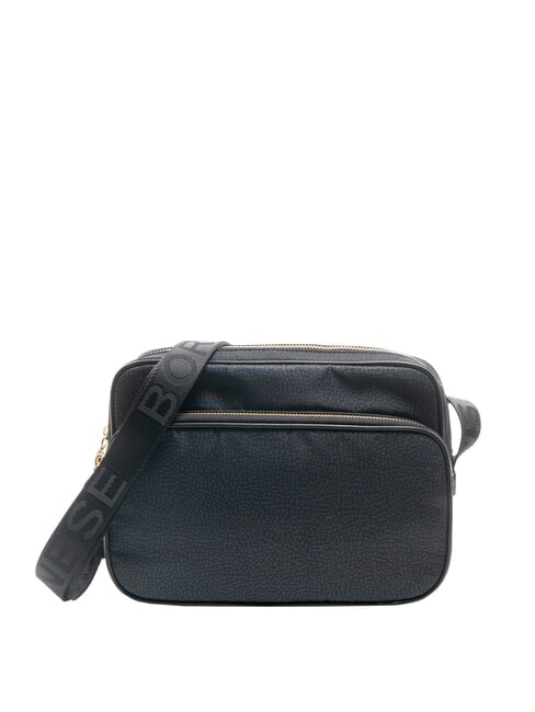 BORBONESE CAMERA CASE MEDIA ECO LINE Borsa a tracolla dark black - Borse Donna