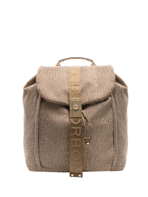 BORBONESE FOLD  Zaino medio beige brown - Borse Donna