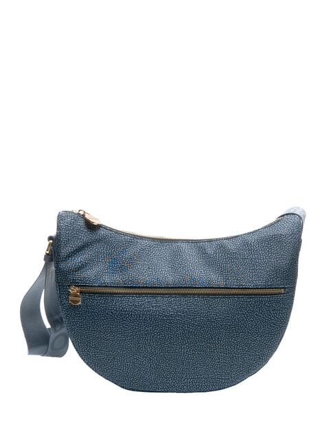 BORBONESE LUNA BAG MIDDLE ECO LINE Sacca a tracolla denim - Borse Donna