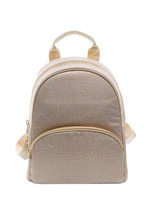 BORBONESE MEDIUM ECO LINE Zaino rotondo con tasca sabbia - Borse Donna