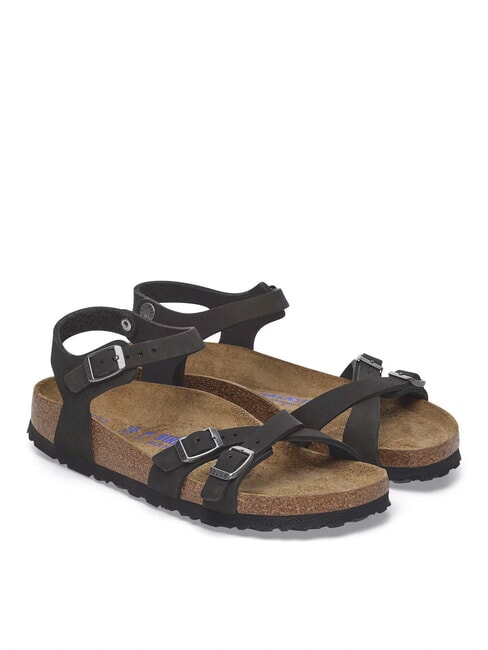 BIRKENSTOCK KUMBA Sandali in nabuk con cinturino black - Scarpe Donna