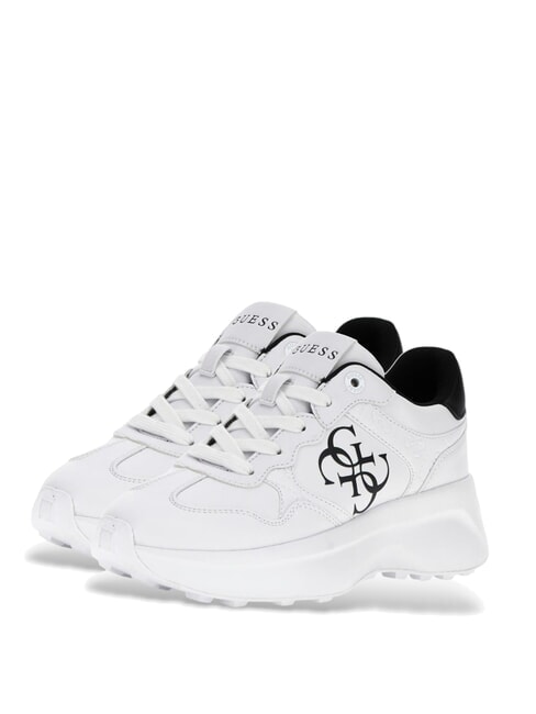 GUESS LUCKEI Sneakers logo 4G white - Scarpe Donna